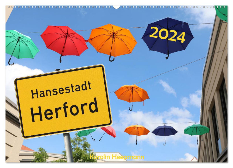 Hansestadt Herford (CALVENDO Wandkalender 2024)