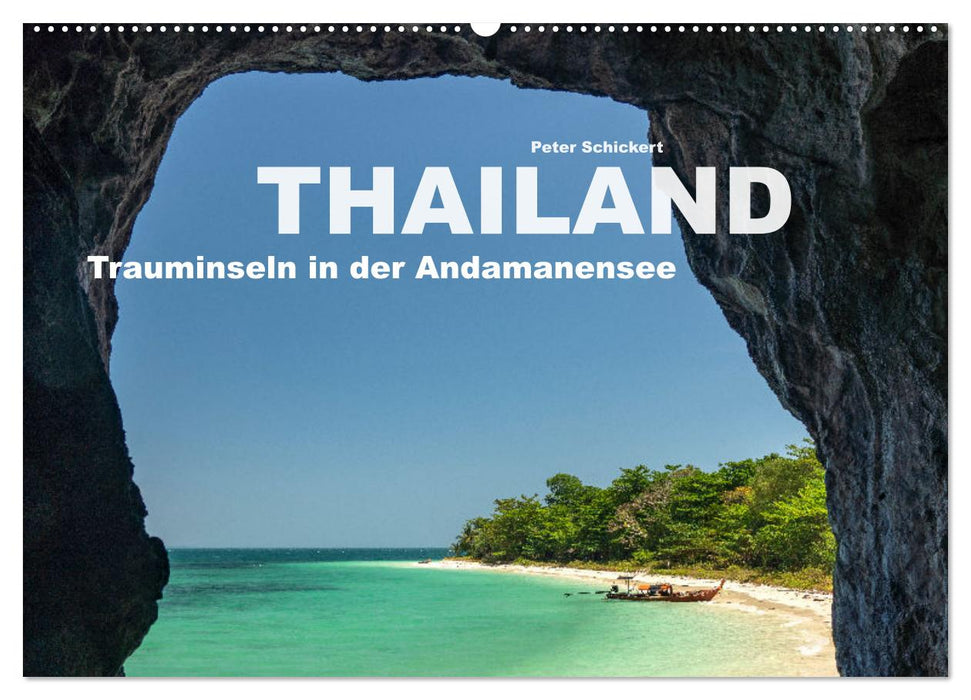 Thaïlande - îles de rêve dans la mer d'Andaman (calendrier mural CALVENDO 2024) 