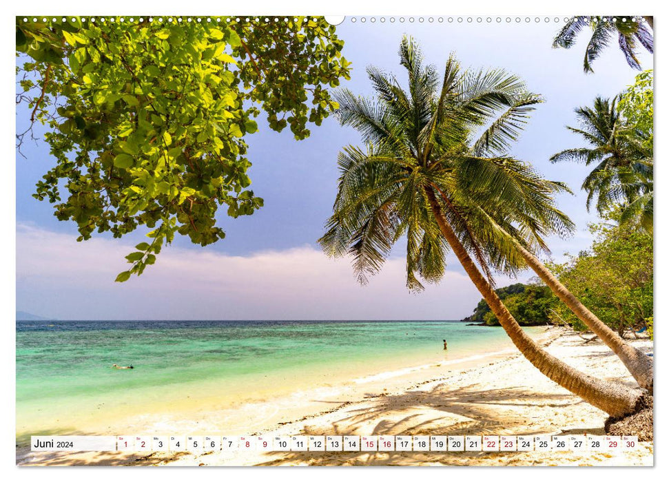 Thaïlande - îles de rêve dans la mer d'Andaman (calendrier mural CALVENDO 2024) 