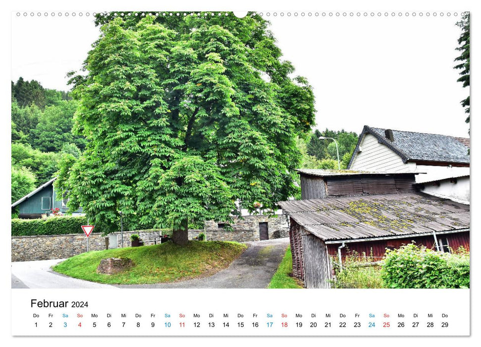 Das Dorf Hammer in der Eifel (CALVENDO Premium Wandkalender 2024)