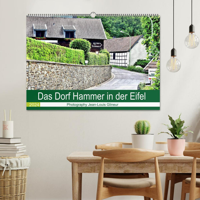 Das Dorf Hammer in der Eifel (CALVENDO Wandkalender 2024)