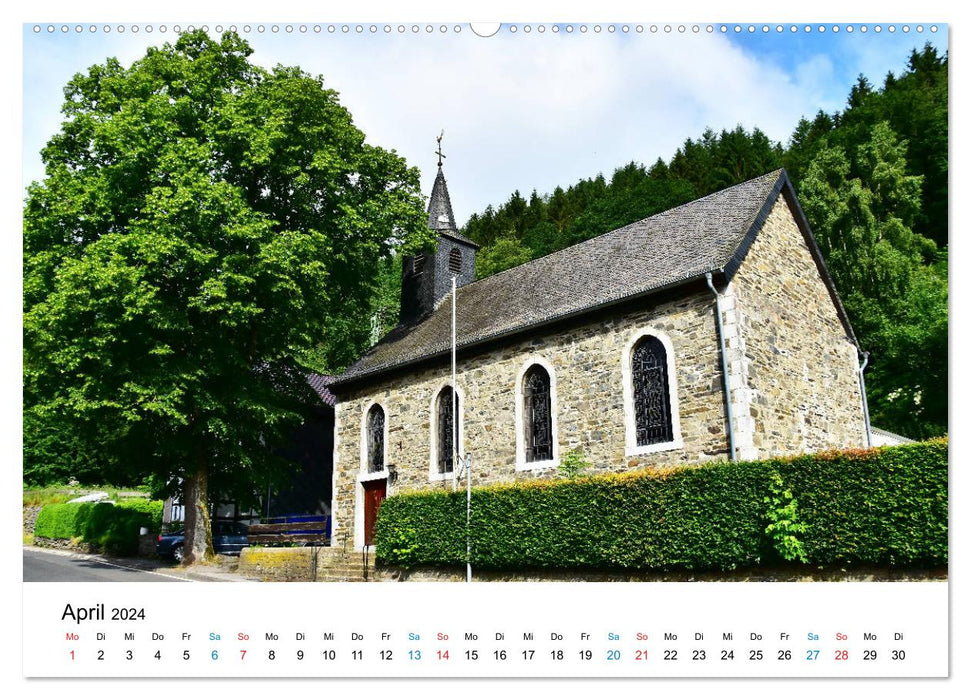 Das Dorf Hammer in der Eifel (CALVENDO Wandkalender 2024)