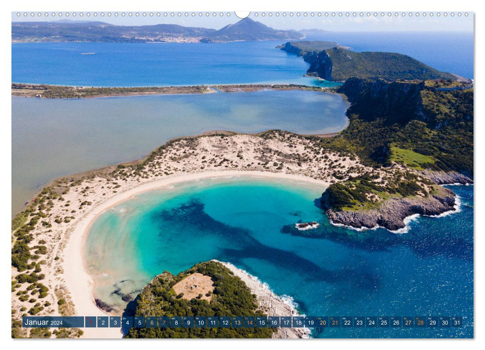 Traumstrände Griechenlands (CALVENDO Premium Wandkalender 2024)