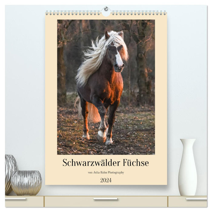 Schwarzwälder Füchse von Julia Hahn Photography (CALVENDO Premium Wandkalender 2024)