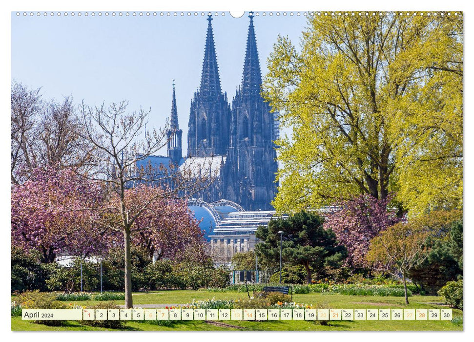 Parks und Gärten in Köln (CALVENDO Premium Wandkalender 2024)