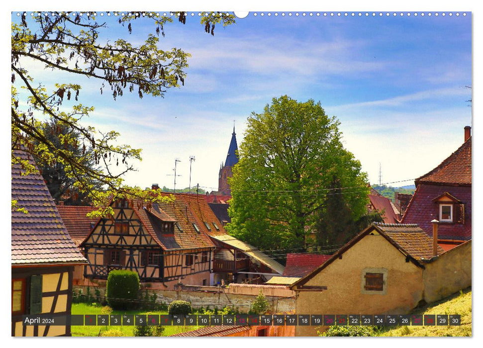 Bienvenue à Wissembourg. Spaziergang durch Weißenburg im Elsass (CALVENDO Wandkalender 2024)