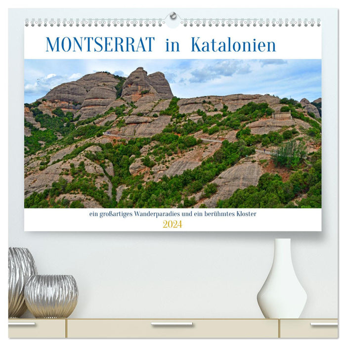 MONTSERRAT in Katalonien (CALVENDO Premium Wandkalender 2024)