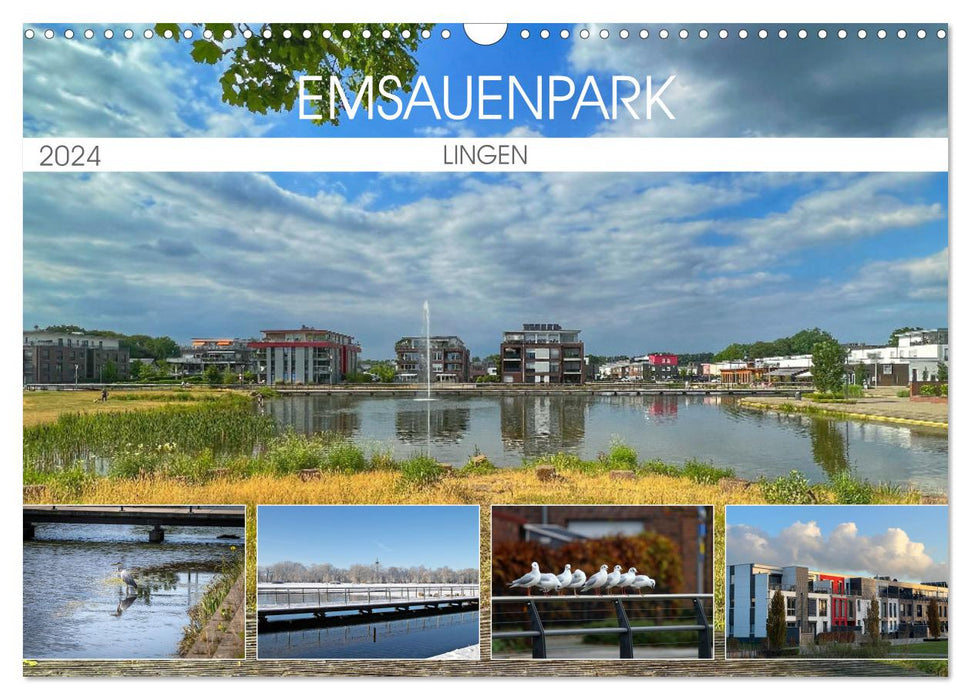 Emsauenpark Lingen (CALVENDO Wandkalender 2024)