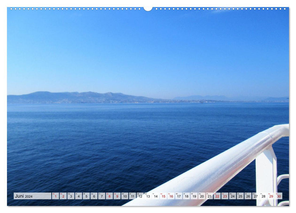 Eine Reise im Mittelmeer (CALVENDO Wandkalender 2024)