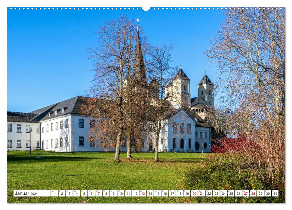 Rhein-Erft-Kreis - Burgen, Schlösser und mehr (CALVENDO Wandkalender 2024)