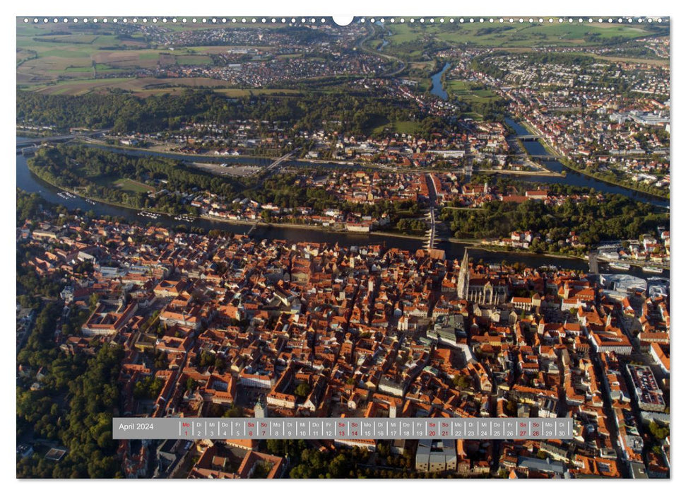 Regensburg Mittelalterliche Stadt mit Flair an der Donau (CALVENDO Wandkalender 2024)