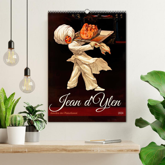 Jean d'Ylen - Juwelen der Plakatkunst (CALVENDO Wandkalender 2024)