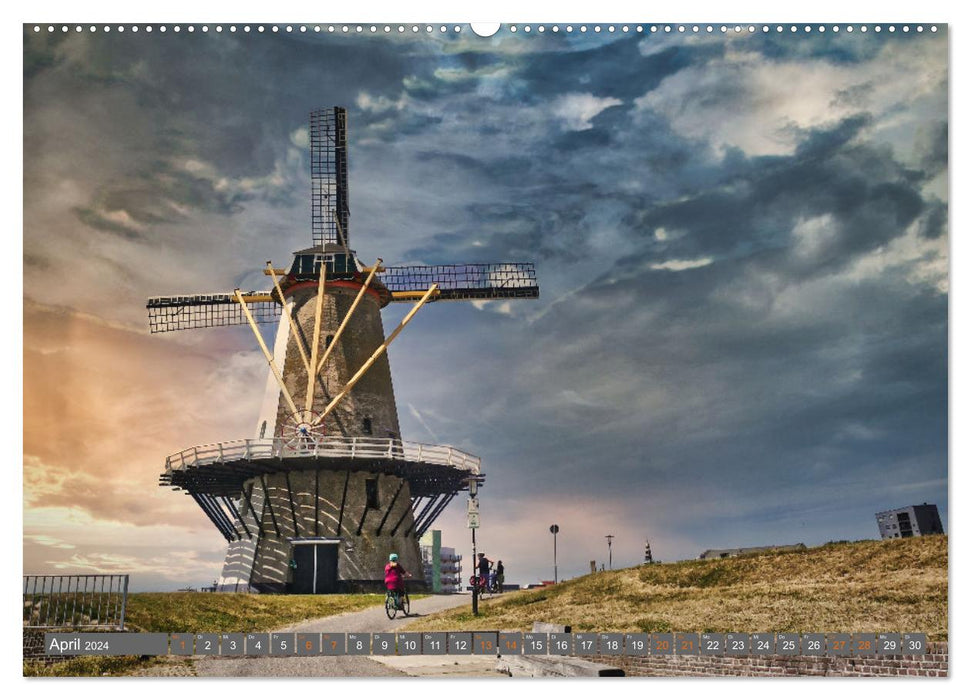 Zeeland - Urlaubsträume zwischen Breskens und Domburg (CALVENDO Wandkalender 2024)