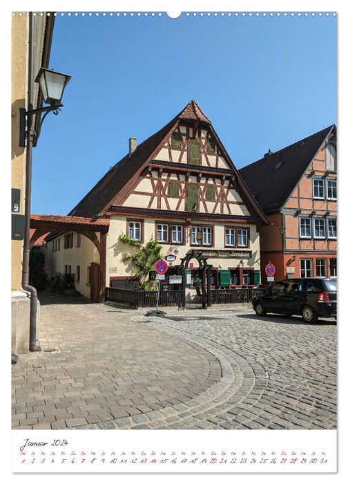 Bad Windsheim - Historische Reichsstadt in Franken (CALVENDO Premium Wandkalender 2024)