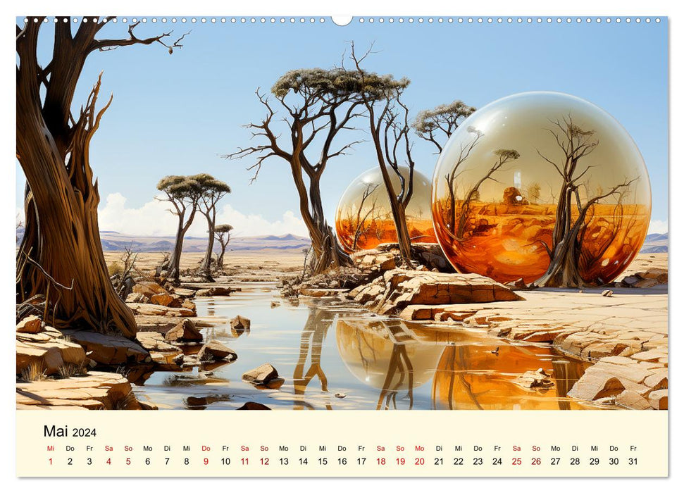 Surreale Wüste (CALVENDO Premium Wandkalender 2024)