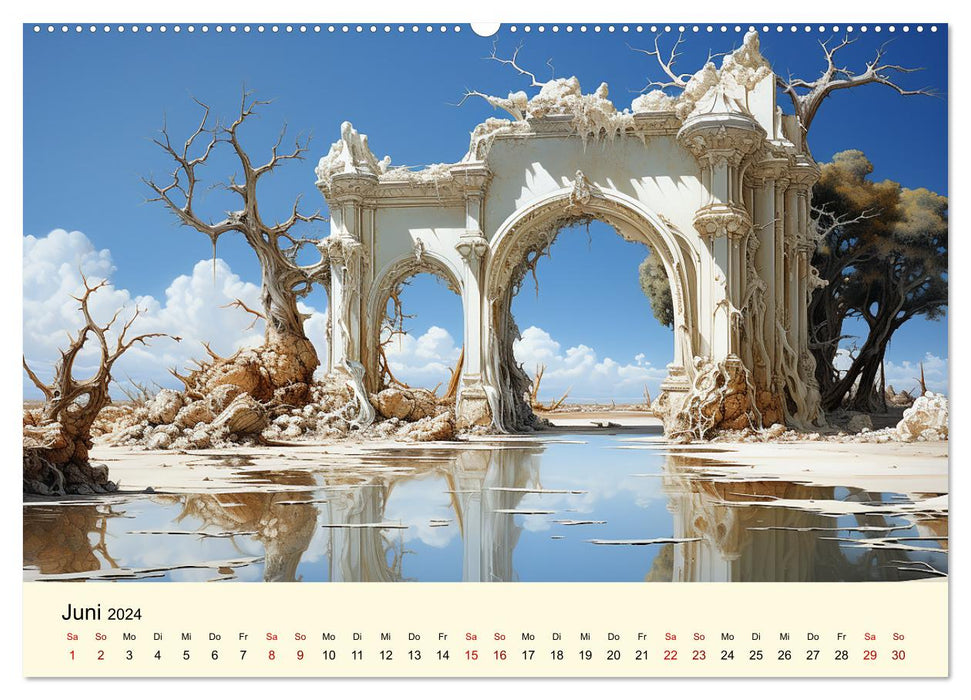 Surreale Wüste (CALVENDO Premium Wandkalender 2024)