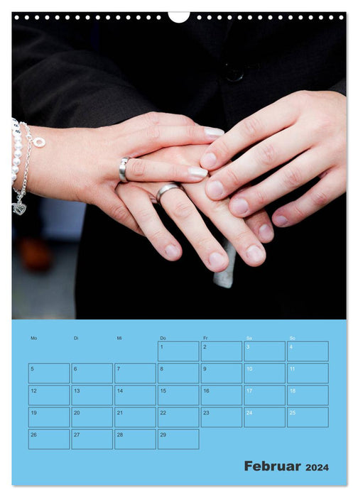 Hochzeitsfeeling (CALVENDO Wandkalender 2024)