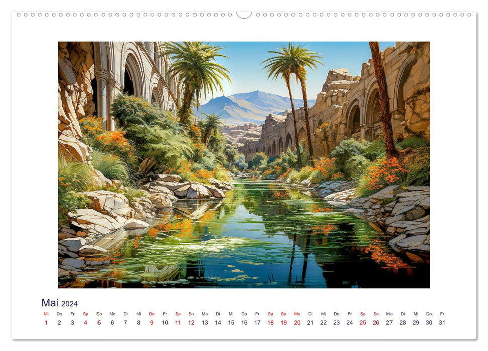 Die Karawane zieht weiter (CALVENDO Premium Wandkalender 2024)