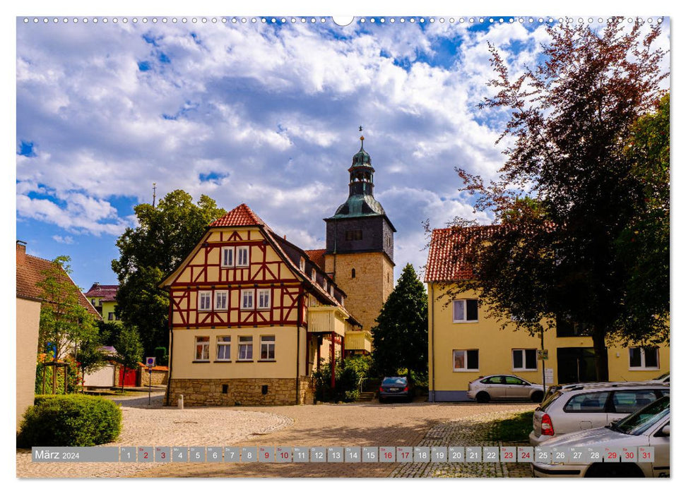 Ein Blick auf Leinefelde-Worbis (CALVENDO Wandkalender 2024)