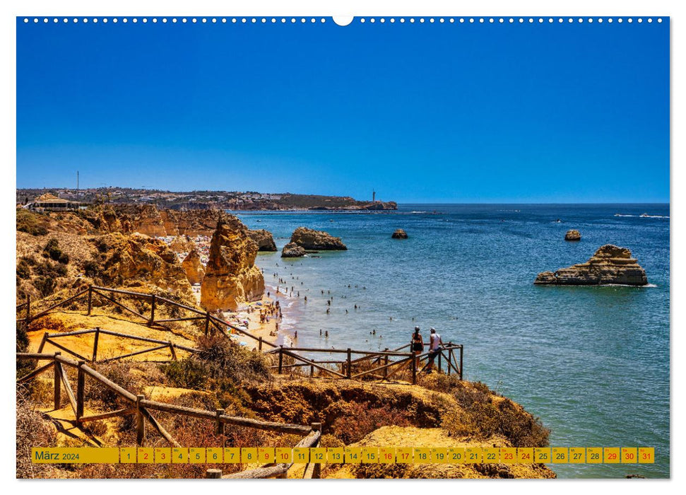 Algarve pur (CALVENDO Premium Wandkalender 2024)
