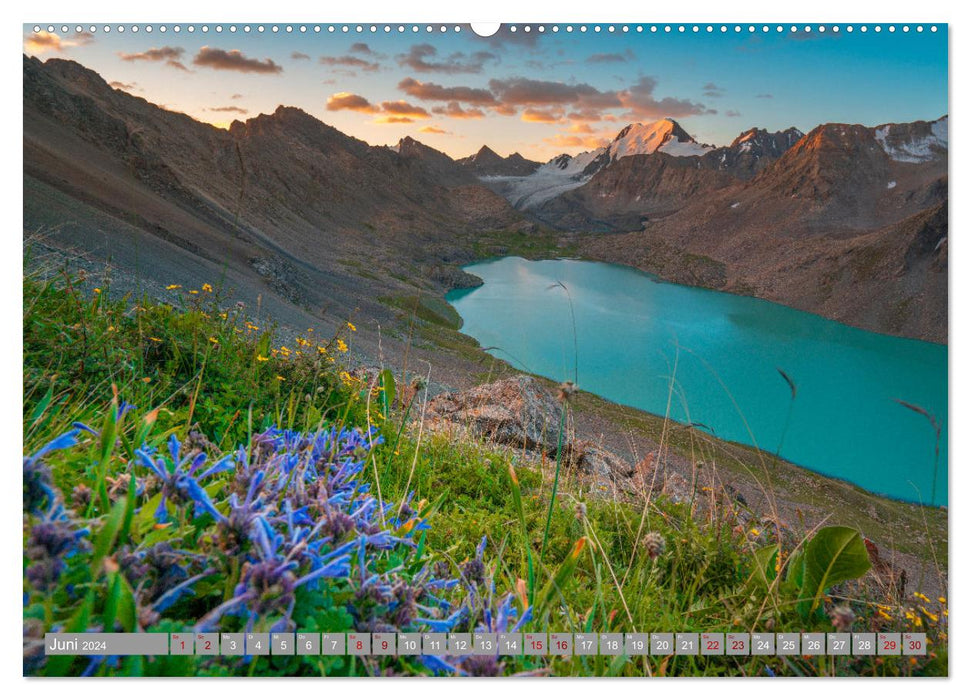 Kirgistan Bergparadies in Zentralasien (CALVENDO Premium Wandkalender 2024)