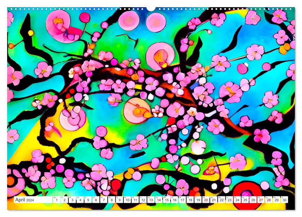 Expressionismus - Farbenspiel der Kunst (CALVENDO Premium Wandkalender 2024)