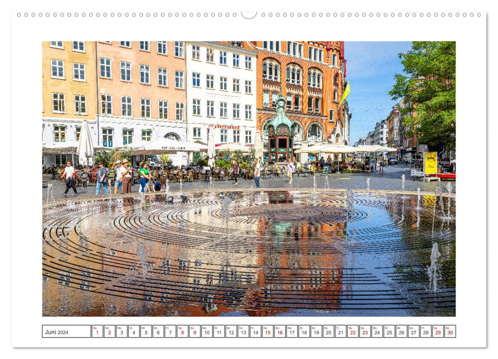 Kopenhagen - Traumstädte der Welt (CALVENDO Wandkalender 2024)