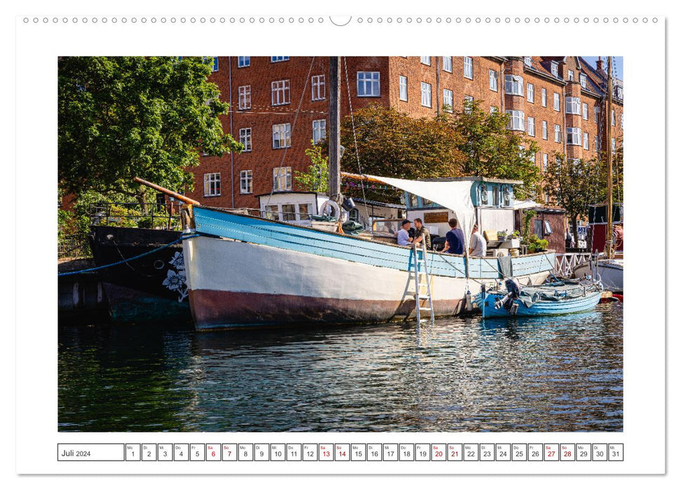 Kopenhagen - Traumstädte der Welt (CALVENDO Premium Wandkalender 2024)