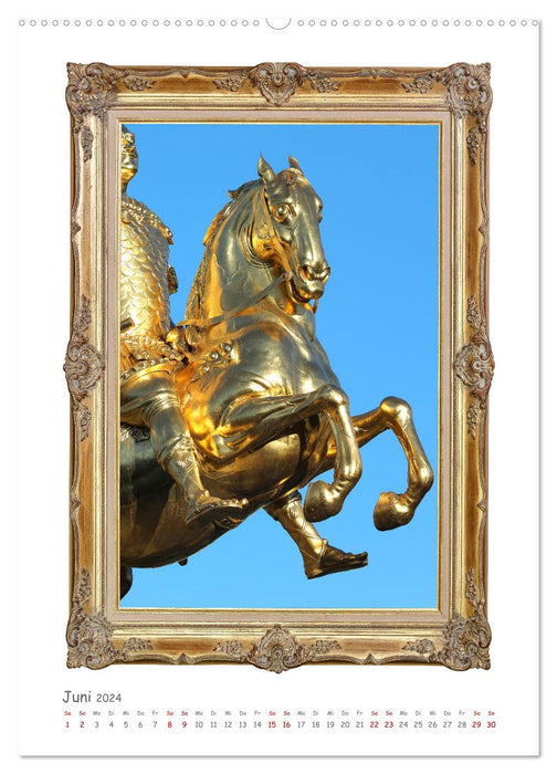 Pferde sind Kunst - vertikal (CALVENDO Wandkalender 2024)