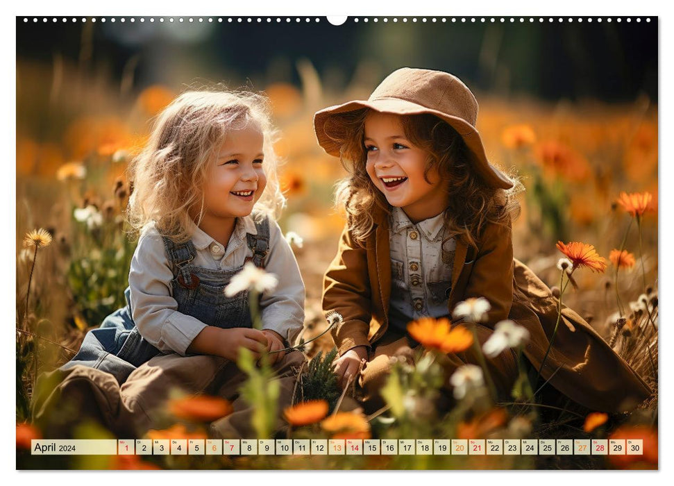 Kinder Lachen (CALVENDO Wandkalender 2024)