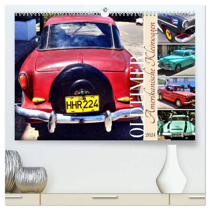 Amerikanische Kleinwagen - Oldtimer (CALVENDO Premium Wandkalender 2024)