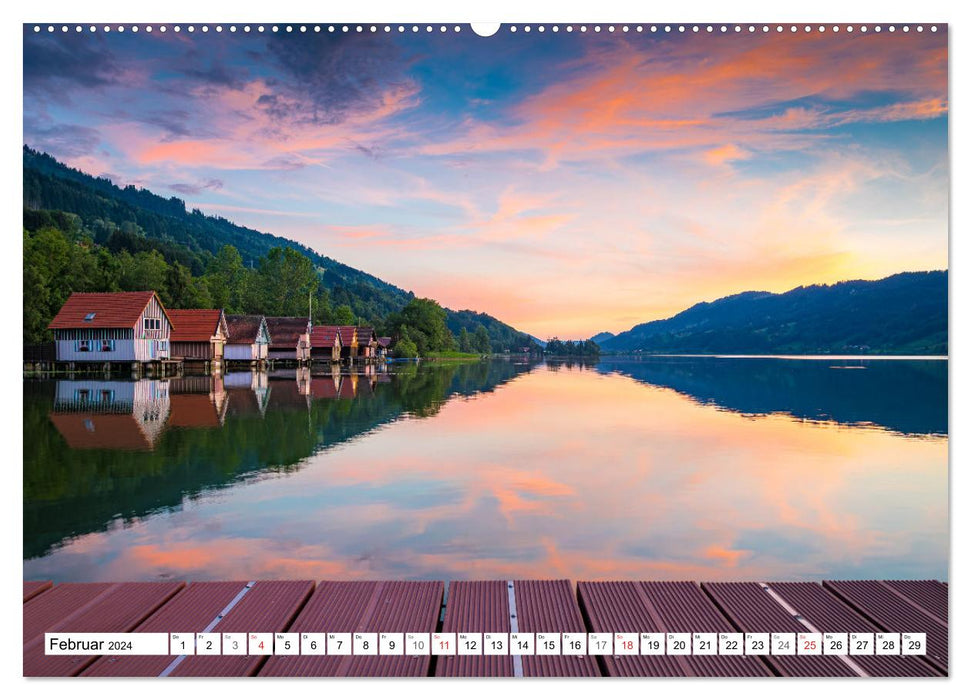 Un été dans les Alpes bavaroises (Calendrier mural CALVENDO Premium 2024) 