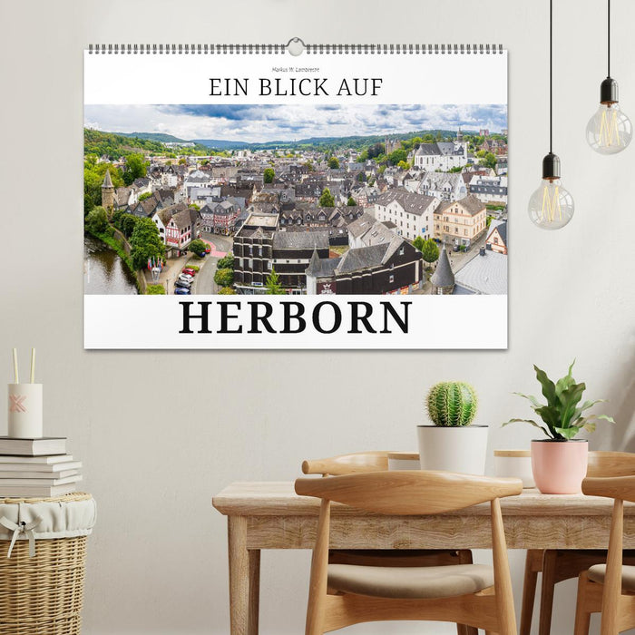 Ein Blick auf Herborn (CALVENDO Wandkalender 2024)