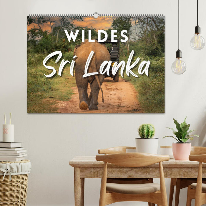 Wildes Sri Lanka (CALVENDO Wandkalender 2024)