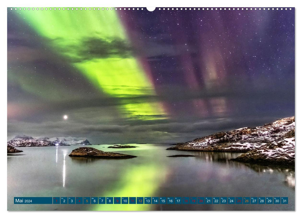 Von Tromsö nach Sommaroy - Winter in Norwegen (CALVENDO Wandkalender 2024)