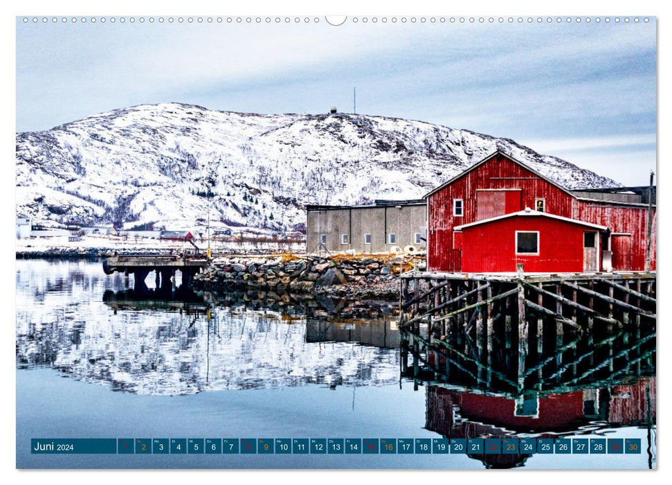 Von Tromsö nach Sommaroy - Winter in Norwegen (CALVENDO Premium Wandkalender 2024)