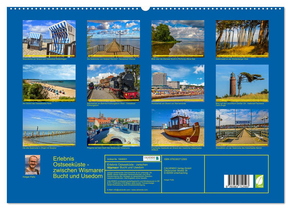 Erlebnis Ostseeküste - zwischen Wismarer Bucht und Usedom (CALVENDO Premium Wandkalender 2024)
