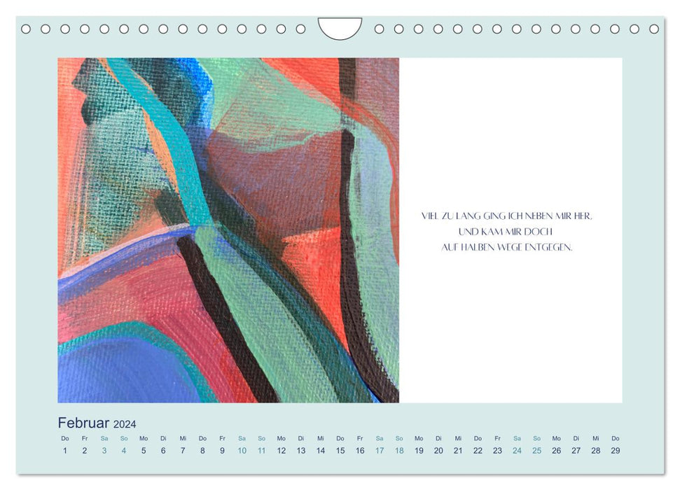 Kunst und Poesie (CALVENDO Wandkalender 2024)