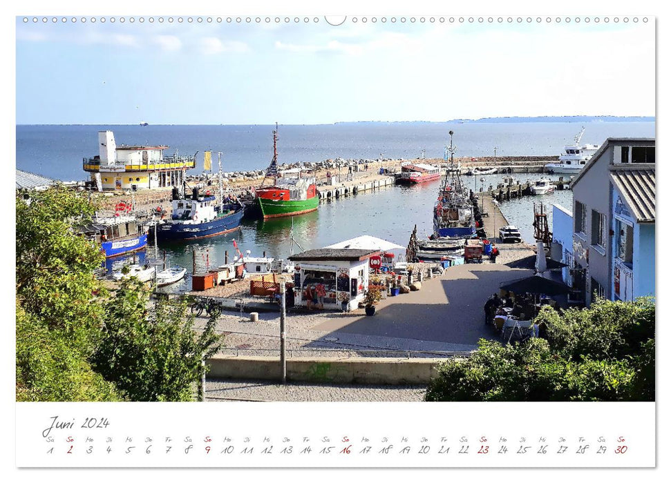 Seebäder an der Ostseeküste - Modäne Villen, bunte Strandkörbe, Ostseebrise, Sand und Meer (CALVENDO Wandkalender 2024)