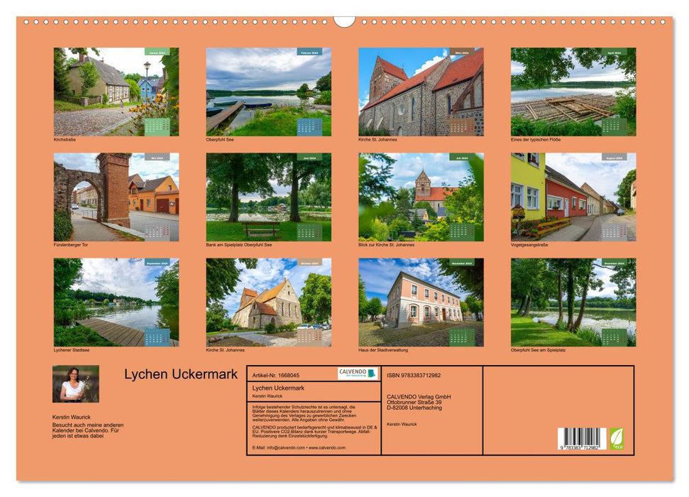 Lychen Uckermark (CALVENDO Wandkalender 2024)