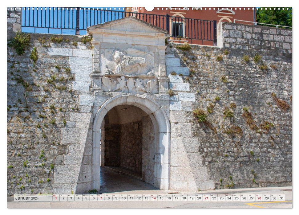 Zadar - Métropole romaine en Croatie (calendrier mural CALVENDO 2024) 
