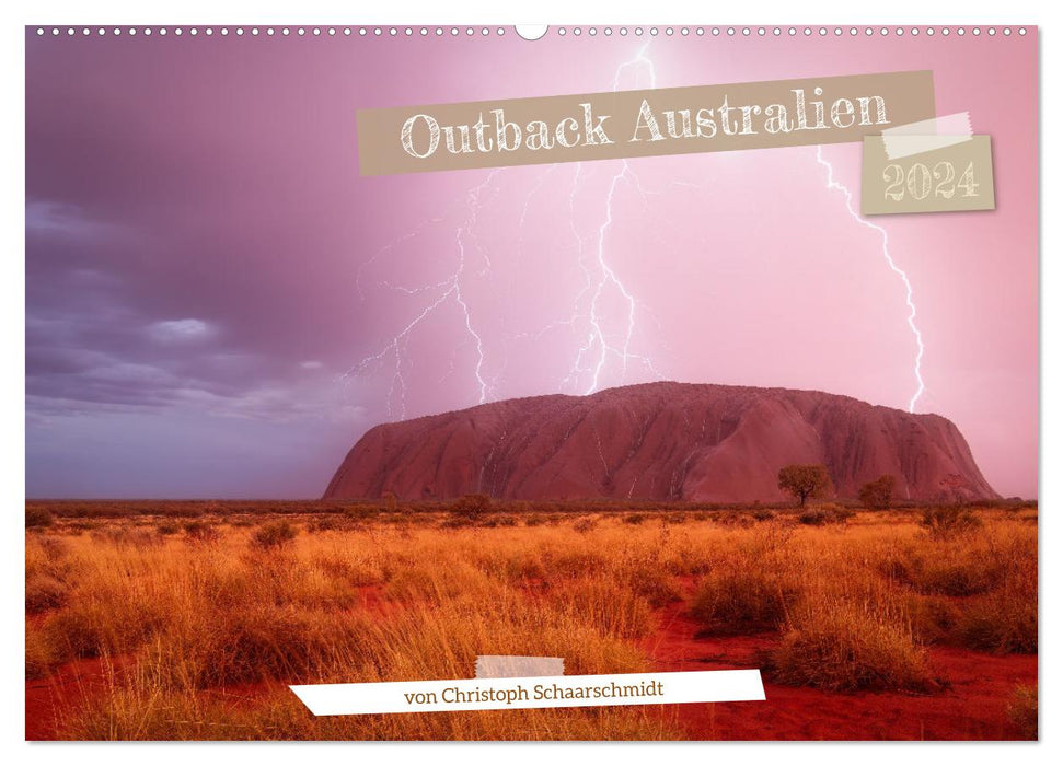 Outback Australie (Calendrier mural CALVENDO 2024) 