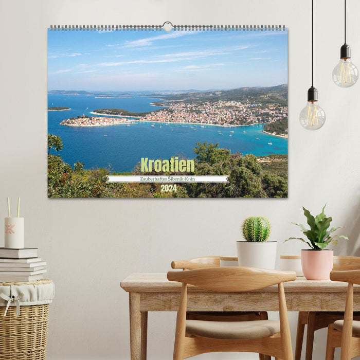 Kroatien - Zauberhaftes Šibenik-Knin (CALVENDO Wandkalender 2024)