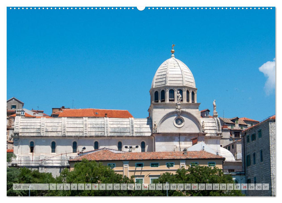 Croatie - Magique Šibenik-Knin (Calvendo Premium Wall Calendar 2024) 