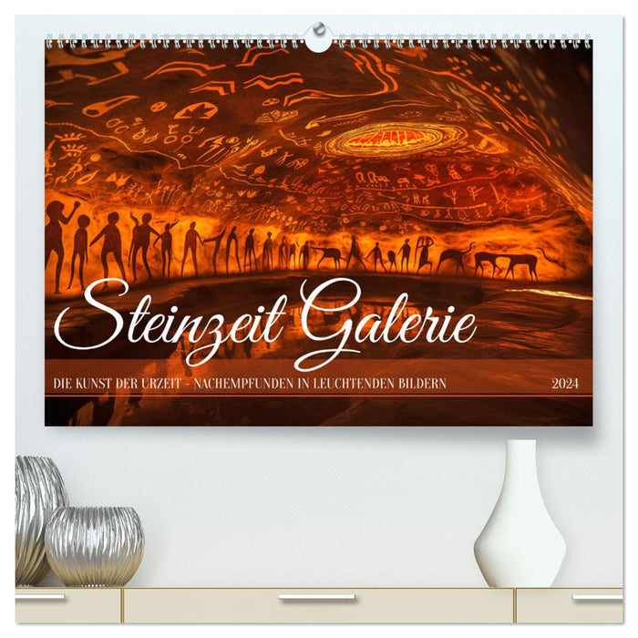 Steinzeit Galerie (CALVENDO Premium Wandkalender 2024)