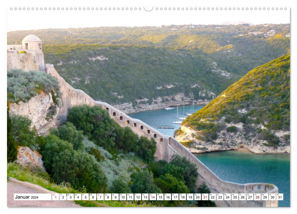Urlaub Freiheit Korsika - fabelhafte Eindrücke der Mittelmeerinsel (CALVENDO Premium Wandkalender 2024)