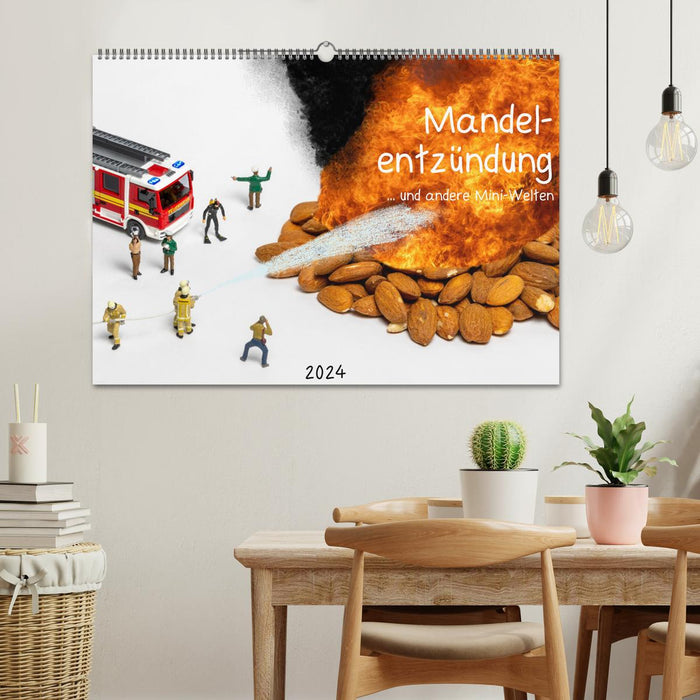 Mandelentzündung ... und andere Mini-Welten (CALVENDO Wandkalender 2024)