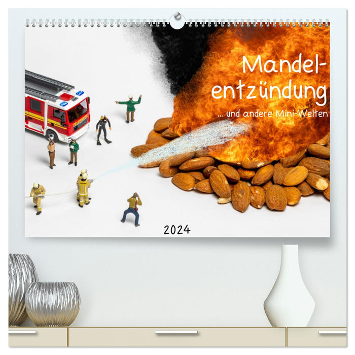 Mandelentzündung ... und andere Mini-Welten (CALVENDO Premium Wandkalender 2024)