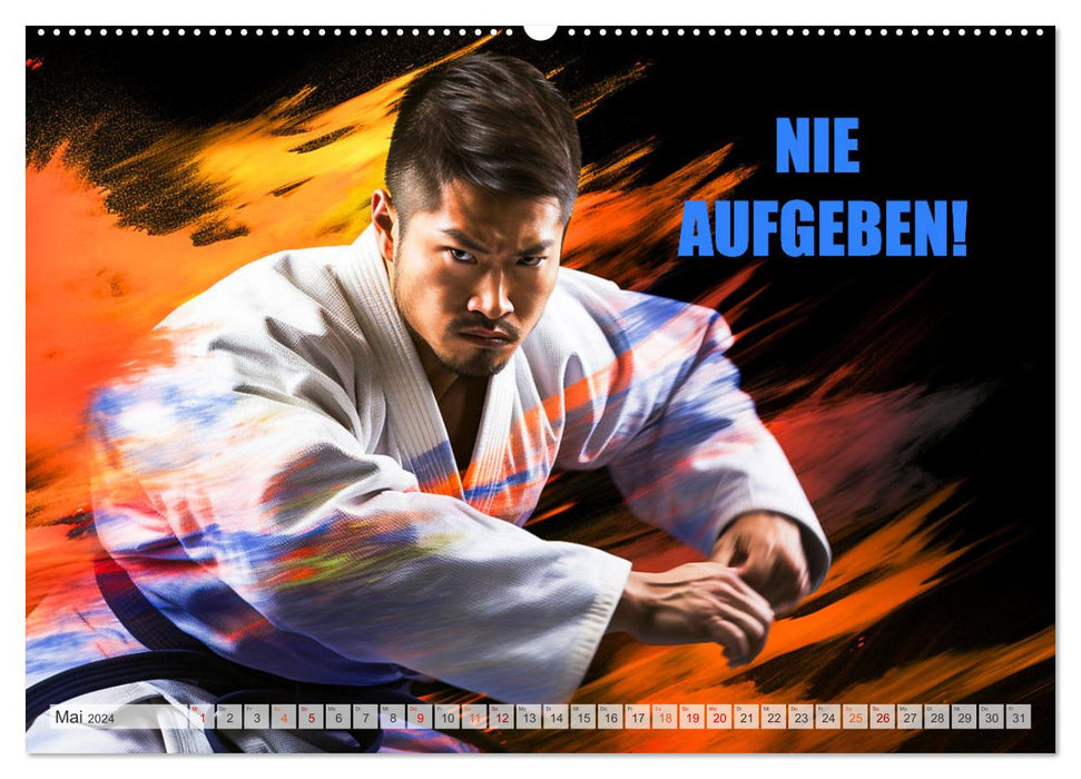 Judo und Motivation (CALVENDO Wandkalender 2024)