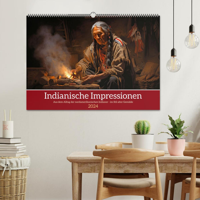 Indianische Impressionen (CALVENDO Wandkalender 2024)